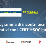 CERT STAR program dedicato ai CERT e ai SOC italiani