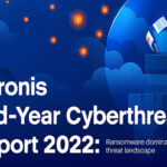 Acronis Cyberthreats Report Mid-year 2022: Ransomware dominates threat landscape
