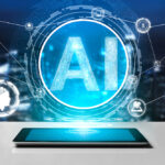 AI Learning and Artificial Intelligence Concept.